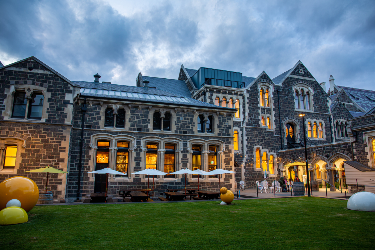 Evening exterior